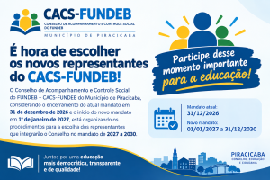 Escolha dos Representantes do CACS-FUNDEB