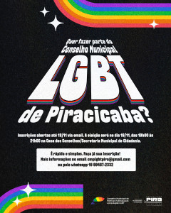 Convite- Eleição do Conselho Municipal LGBT