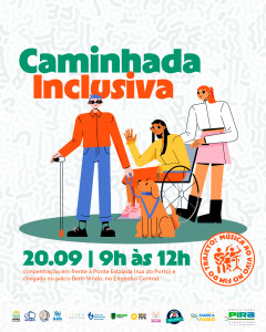 CONVITE CAMINHADA INCLUSIVA 2025